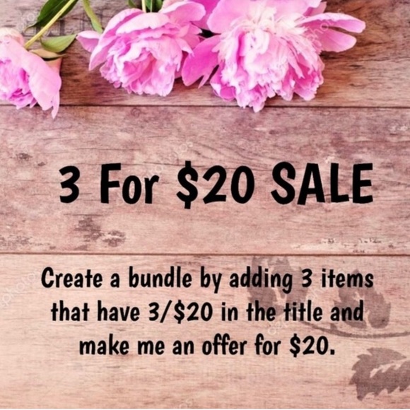 Other - 🎁 3 for $20 End of Season Sale